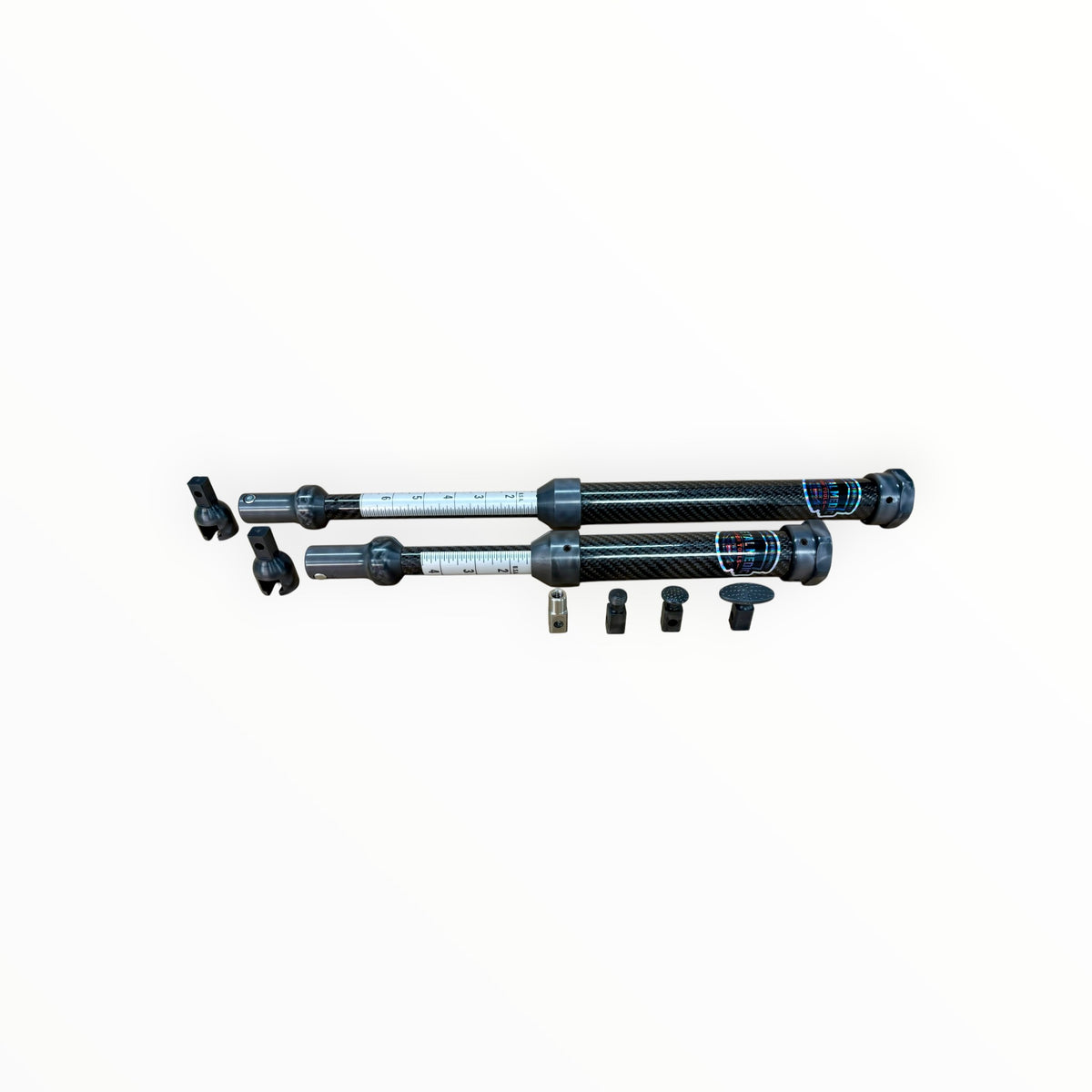 Metal Medic Rail-Gun Full Pack Out with Rail-Rifle and Rail-Pistol slide hammers, glue tabs, and adapters.