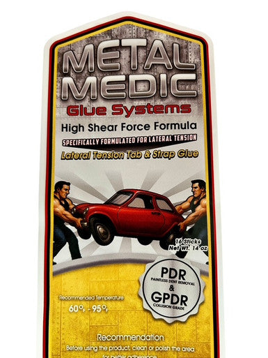 LATERAL TENSION TAB AND STRAP GLUE