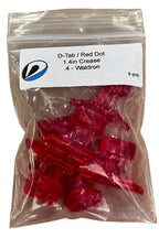 D-tab / red dot 1.4in crease .4- Waldron