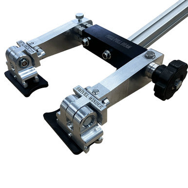 Swivel-winder offset push/pull blocks