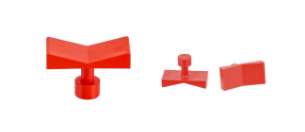 40X20MM V RED LINE TAB (2pack)